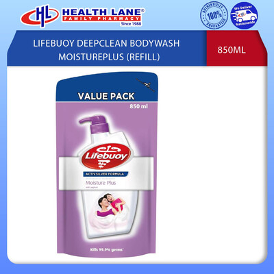 LIFEBUOY DEEPCLEAN SABUN BADAN PELEMBAPPLUS 850ML (REFILL)